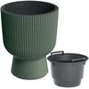 Prosperplast gėlių vazonas su stovu, 30 cm, žalias