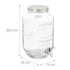 Gertuvė Relaxdays 2 gėrimų dozatorių rinkinys 3,5L