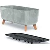 Prosperplast Gracia betoninė vazono dėžė 58x24 cm