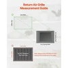 Grąžinamasis oro filtras grotelės 76 x 51 cm (Atnaujinta)