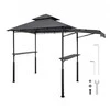 Vevor Griliaus pavėsinė 2.43 x 1.5 m su dviem stogais