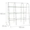 Relaxdays Grotelės vijokliniams augalams, metalinės