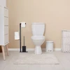 Relaxdays Handy WC rinkinys matinės juodos spalvos