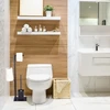 Relaxdays Handy WC rinkinys matinės juodos spalvos