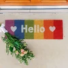 Kodustaar hello rainbow 75x25 kokoso pluošto durų kilimėlis