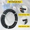 Vevor Hidraulinė žarna 1/2" 50 pėdų 5000 PSI