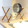 Relaxdays Indų džiovinimo stovas CROSS iš bambuko ir metalo
