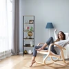 Relaxdays Industrinio stiliaus knygų lentyna su 6 lygiais