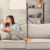 Relaxdays Industrinio stiliaus knygų spinta su 5 lentynomis