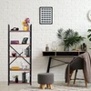 Relaxdays Industrinio stiliaus knygų spinta su 5 lentynomis