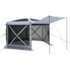 Vevor Išskleidžiama pavėsinė su tinkleliu, 3.6 x 3.6 m