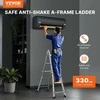 Vevor Ištraukiamos kopėčios A rėmas 3.35 m namų darbams