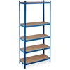 Relaxdays Itin tvirtas lentynų stelažas 220 cm mėlynas