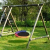 Relaxdays Įvairiaspalvės lizdo sūpynės Ø 100 cm