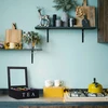 Relaxdays Juoda arbatos dėžutė su 9 skyriais