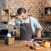 Kodustaar Juoda veido servetėlių dėžutė