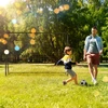 Relaxdays Juodi futbolo vartai su taikiniais