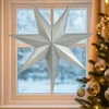 Christmas Decoration Dekoratyvinė žvaigždė 75 cm Sidabrinė Popierius Kalėdų Ornamentas