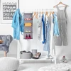 Relaxdays Kabinama lentyninė spintos organizatorė, 4 skyriai