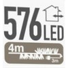KOOPMAN Kalėdinės lemputės su multikoloriniu LED