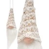 Home Styling Collection Kalėdinis baltas pakabukas su blizgučiais