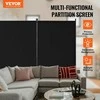 Vevor Kambario pertvara 4 panelės juoda