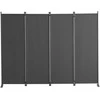 Vevor Kambario pertvara, 4 panelių, pilka