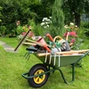 Relaxdays Karučio ratas 3.50-6" geltonas