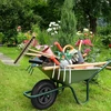 Relaxdays Karučio ratas 3.50-6 juodas