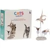 Cats Collection Spyruoklinis žaislas katėms, plunksnos, spyruokliniai žaislai kačiukams, 14x33 cm