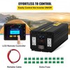 Keitiklis 5000W 12V į 110V su LCD ekranu