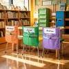 Vevor Klasės kėdės kišenės, 12 vnt., su vardo žyma