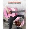Vevor Klasikinė gitara pradedantiesiems, 960 mm, rožinė