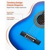 Vevor Klasikinė gitara su priedais, 780 mm, mėlyna