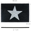 Kodustaar Kokosinis durų kilimėlis Juodas STAR