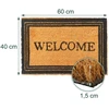Kokosinis durų kilimėlis: Welcome