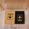 Kodustaar Kokoso pluošto durų kilimėlis "Arrival Departure"