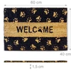 Kodustaar Kokosų pluošto durų kilimėlis „Paws Welcome“