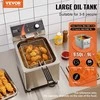 Vevor Komercinė elektrinė gruzdintuvė 3100W 9L