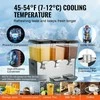 VEVOR Komerciškas gėrimų dozatorius 3x18 L talpos sultims