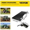Vevor Universalus plokštės montavimo adapteris – 9,5 mm greitas jungimas, 117 cm x 47 cm, 44 kg, juodas