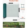 Vevor Laikina tvora su stulpais, 1.2 x 25 m plastikinis tinklas
