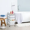 Relaxdays Laikymo vežimėlis su 4 stalčiais