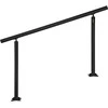 VEVOR Laiptų turėklų komplektas 5 FT, juodas aliuminis