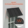Vevor Langų stogelis 1125x610 mm prie įėjimo