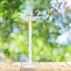 Relaxdays Lauko paukščių maudykla iš ketaus su stovu