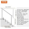 VEVOR Lauko turėklai 150 cm laiptams