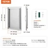 VEVOR Lauko virtuvės durelės, 457x610 mm