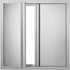 Vevor Lauko virtuvės durys 610x610 mm, nerūdijančio plieno