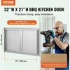 Vevor Lauko virtuvės durys griliui 914x534 mm